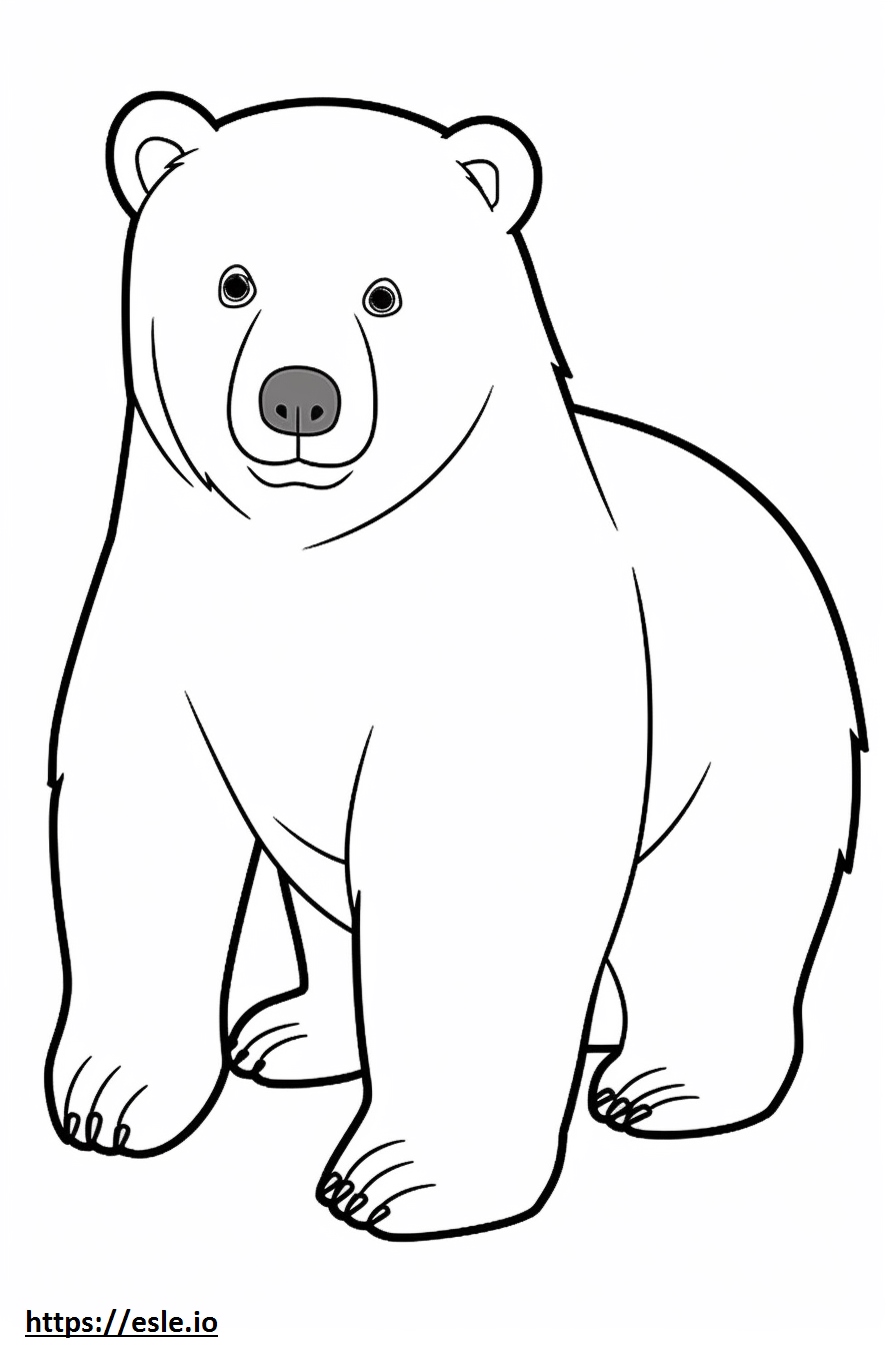 Bear Coloring Pages Free Printable 105