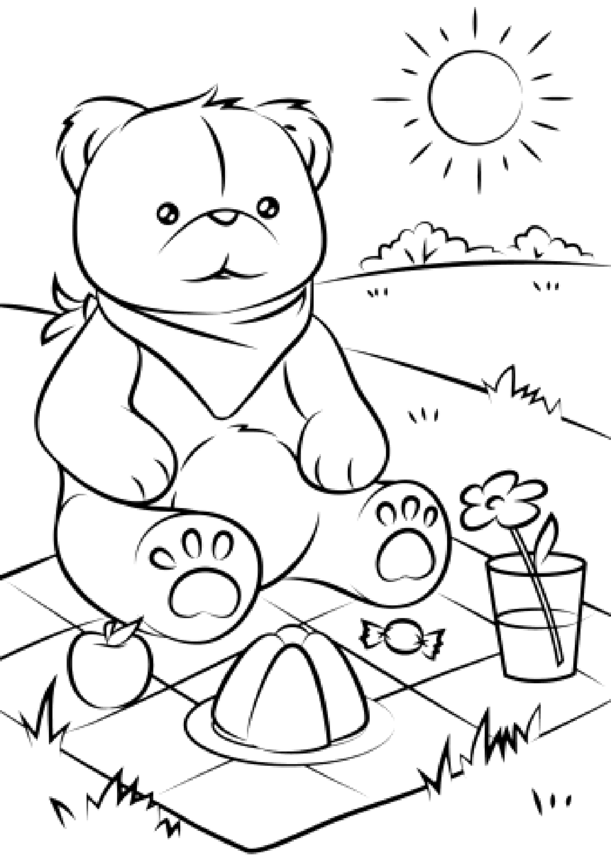 Bear Coloring Pages Free Printable 109