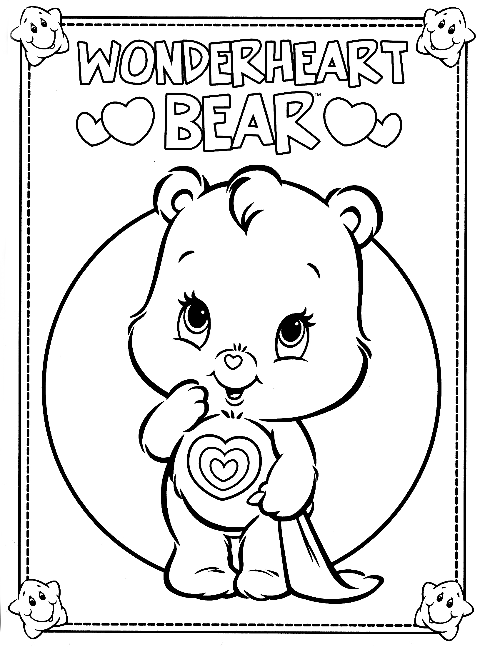 Bear Coloring Pages Free Printable 11