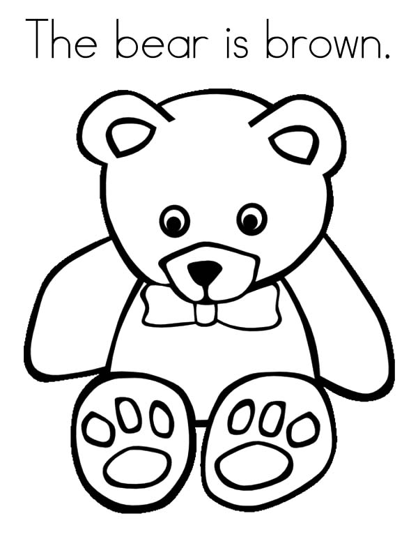 Bear Coloring Pages Free Printable 115