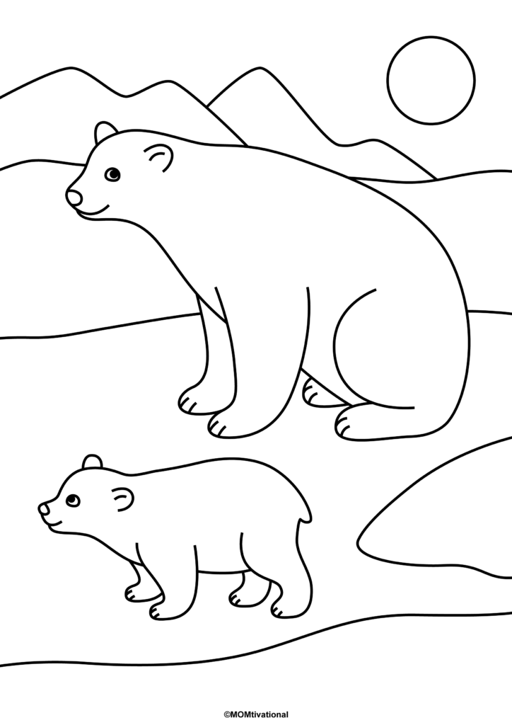 Bear Coloring Pages Free Printable 117