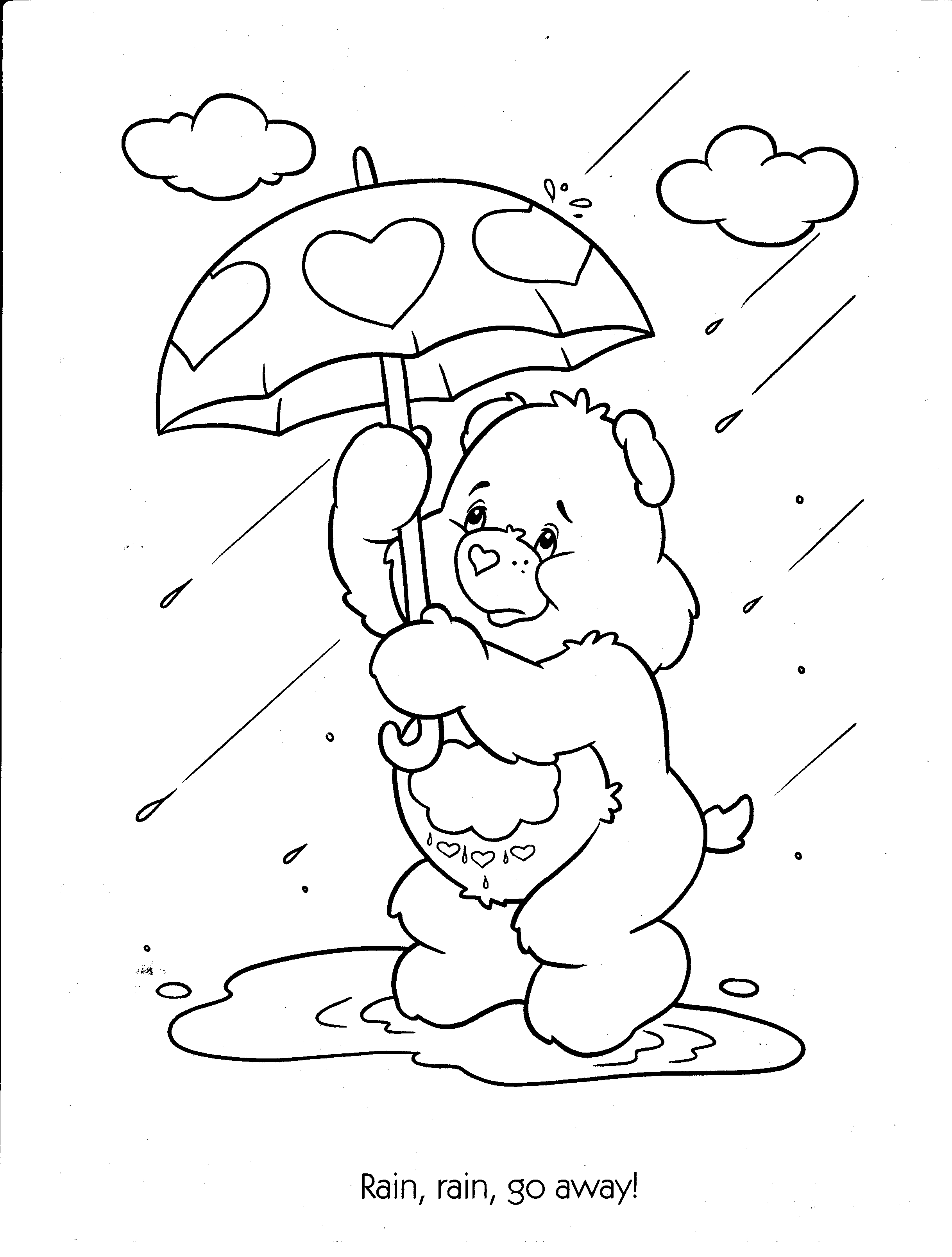 Bear Coloring Pages Free Printable 12