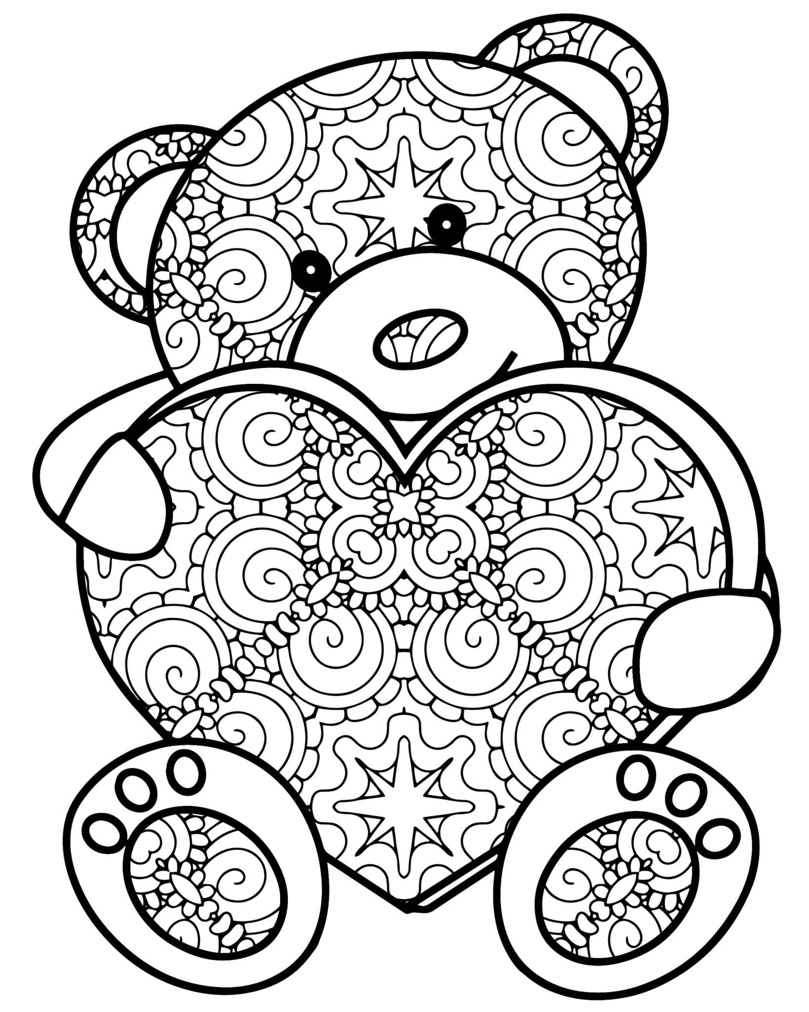 Bear Coloring Pages Free Printable 121