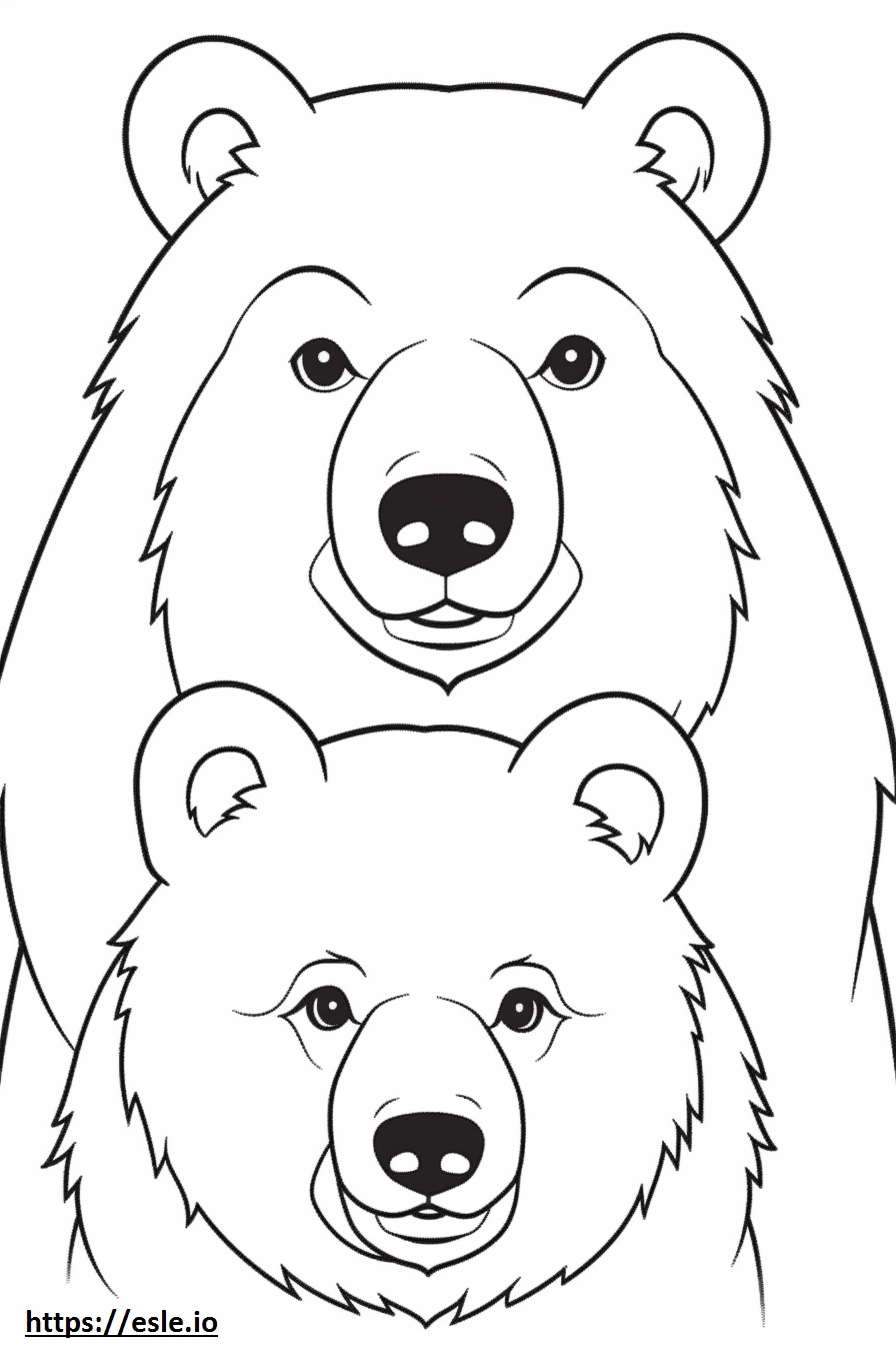 Bear Coloring Pages Free Printable 126