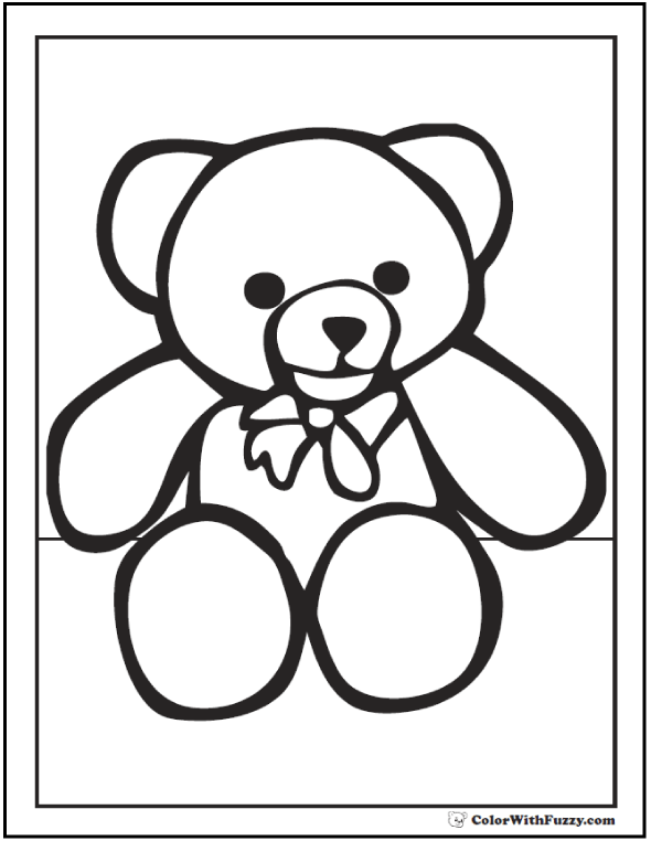 Bear Coloring Pages Free Printable 146