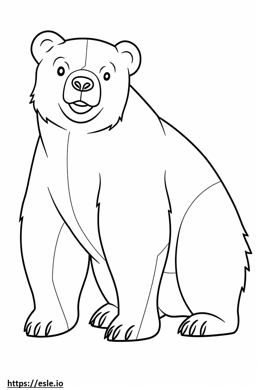 Bear Coloring Pages Free Printable 147