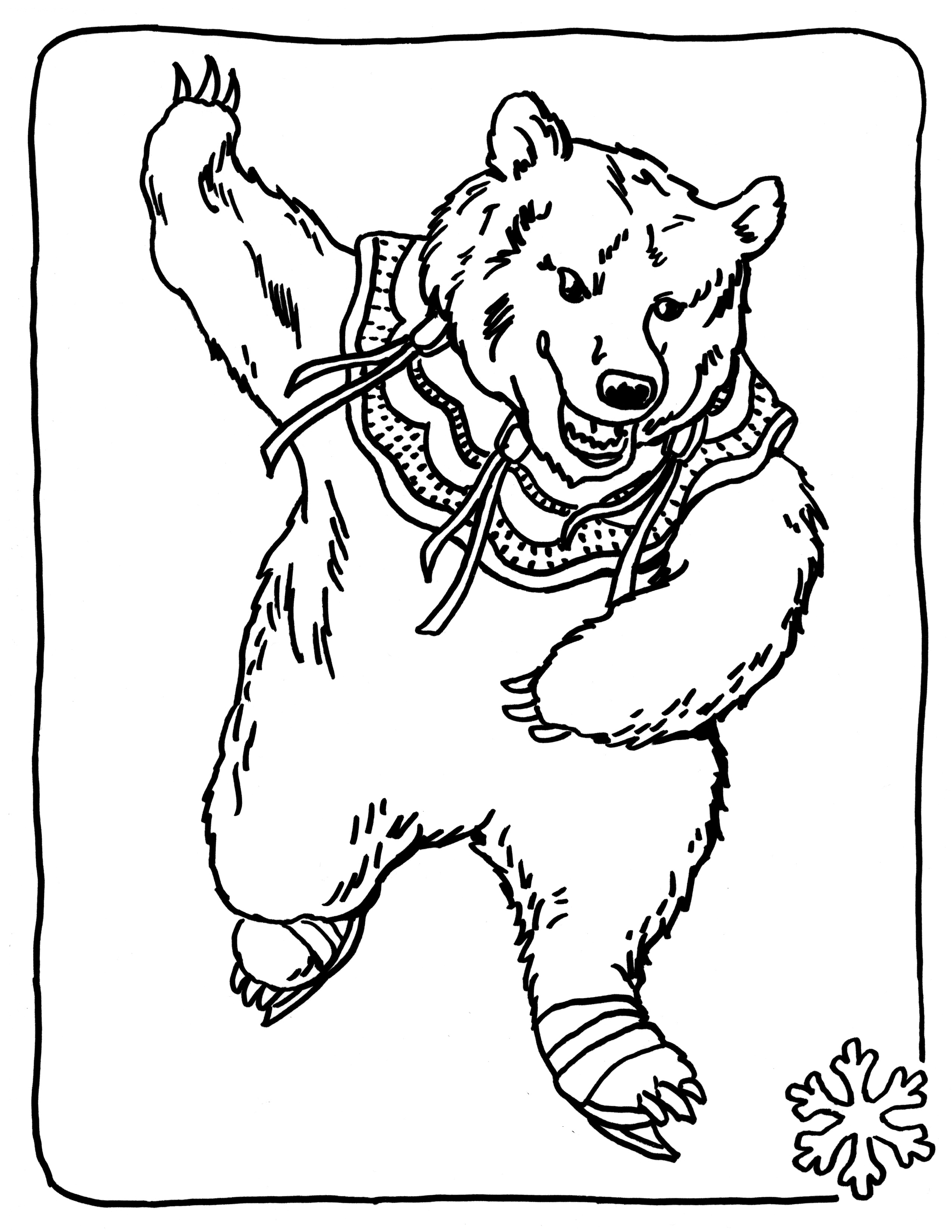 Bear Coloring Pages Free Printable 153