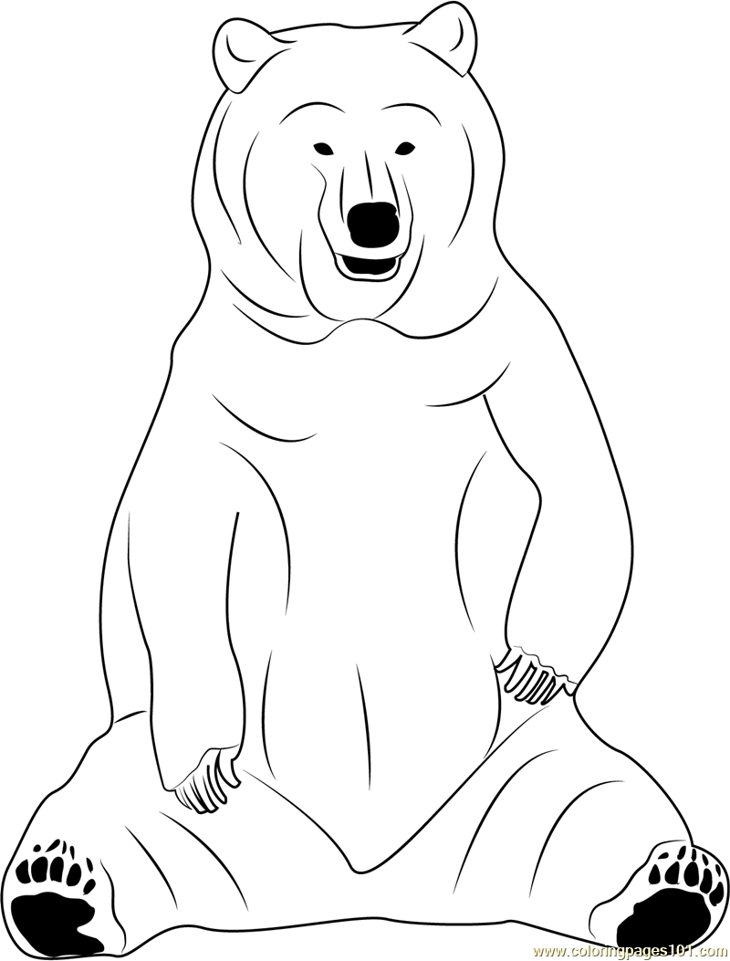 Bear Coloring Pages Free Printable 155