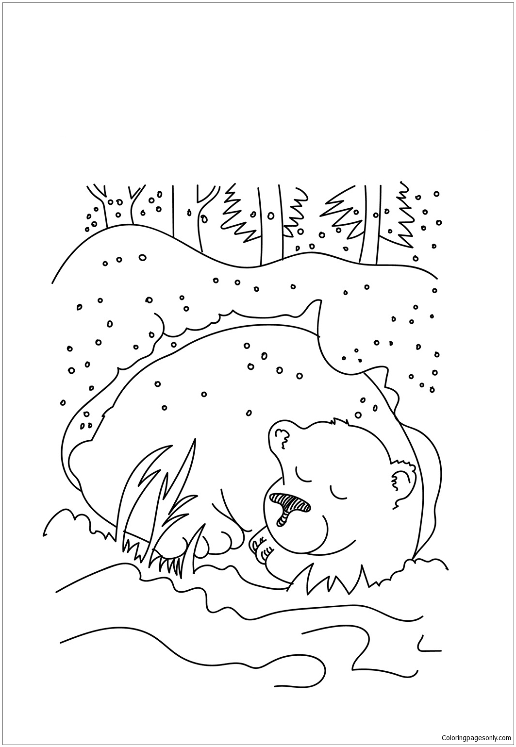 Bear Coloring Pages Free Printable 162