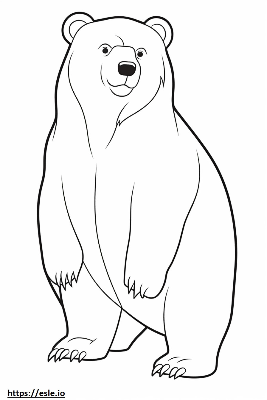 Bear Coloring Pages Free Printable 166