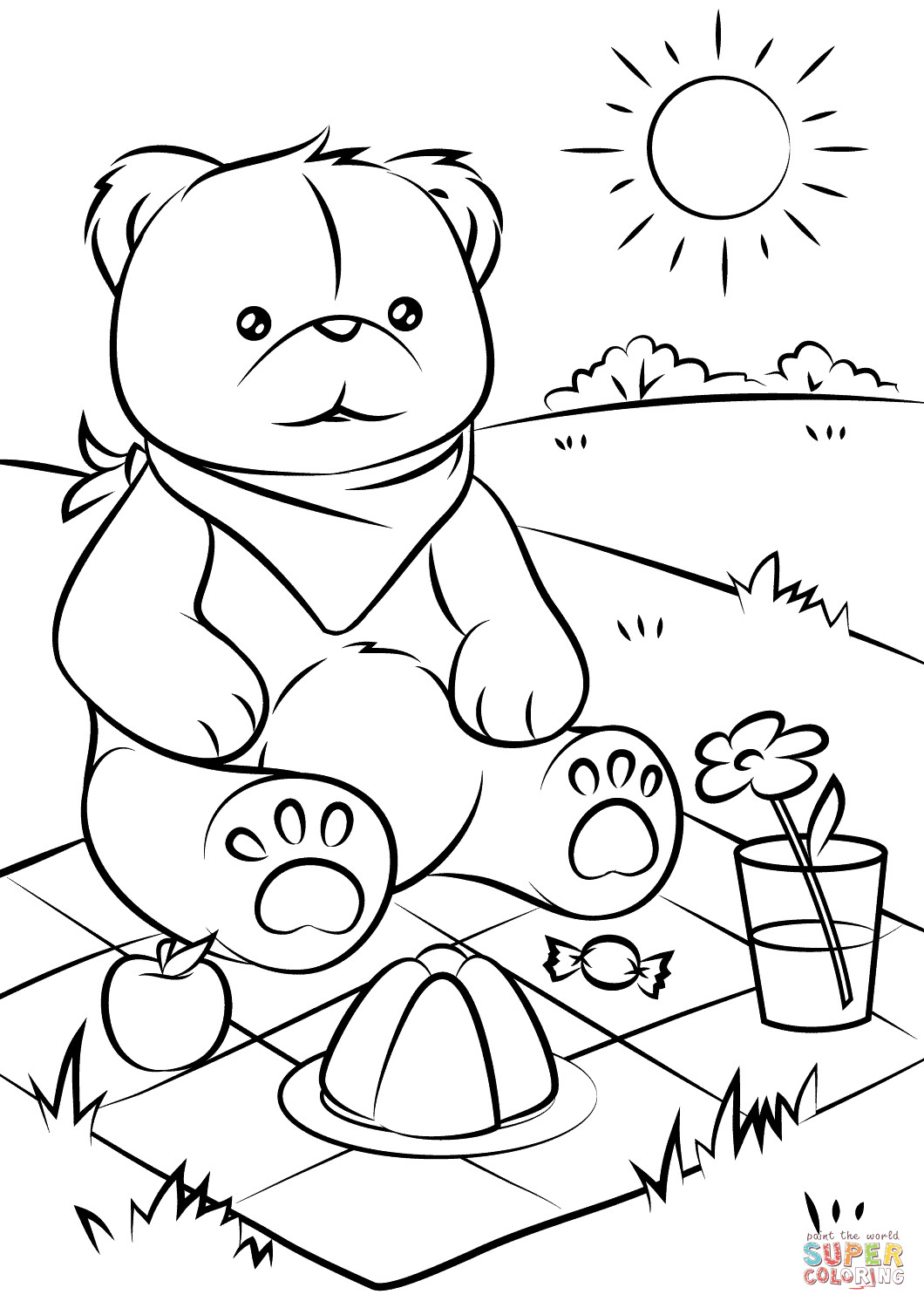 Bear Coloring Pages Free Printable 171