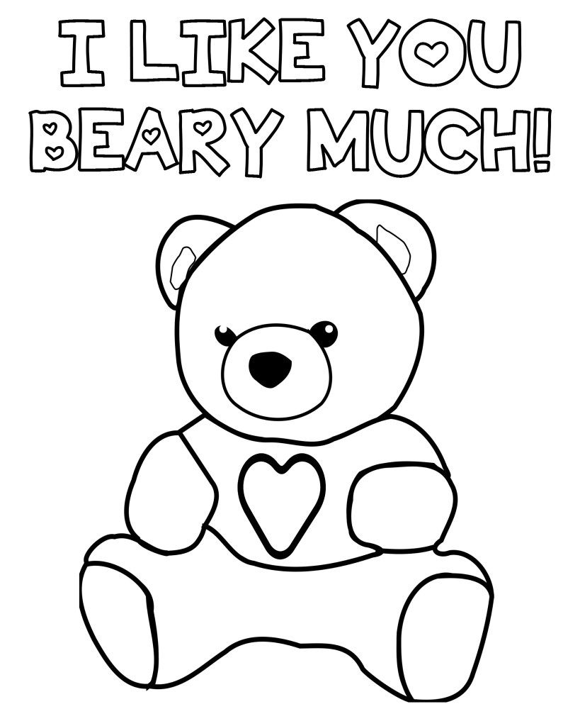 Bear Coloring Pages Free Printable 18