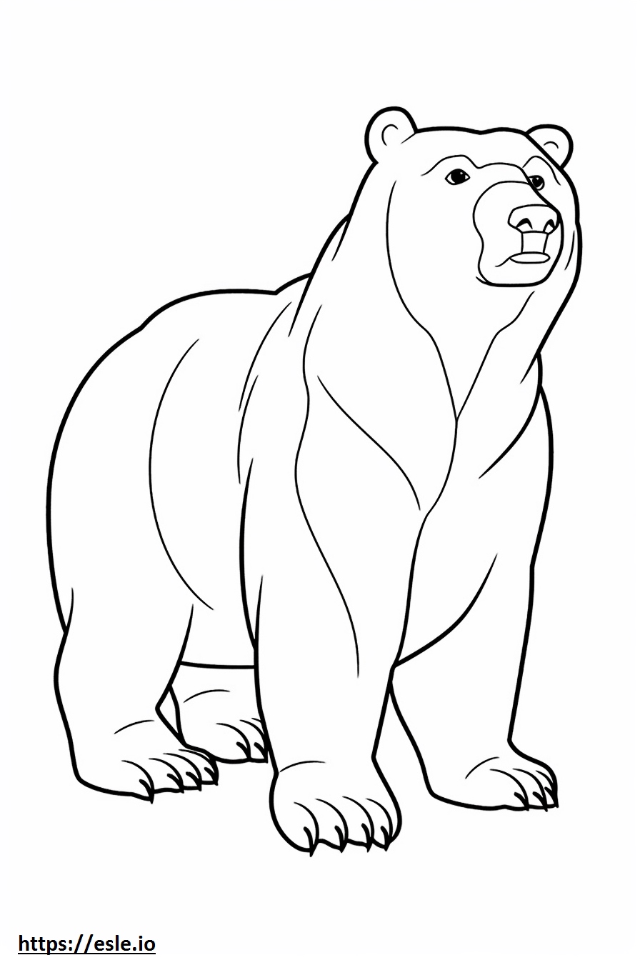 Bear Coloring Pages Free Printable 181