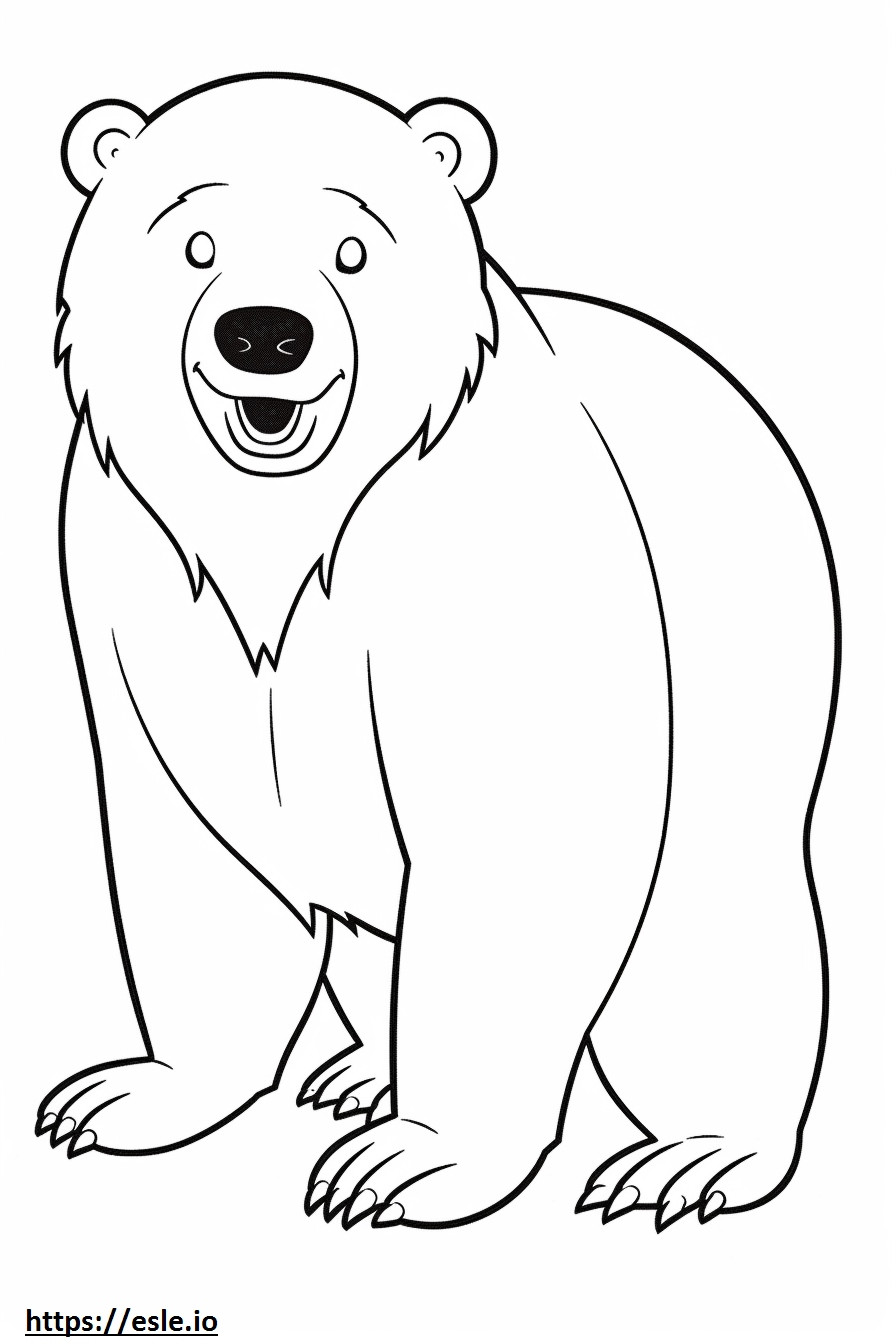 Bear Coloring Pages Free Printable 28