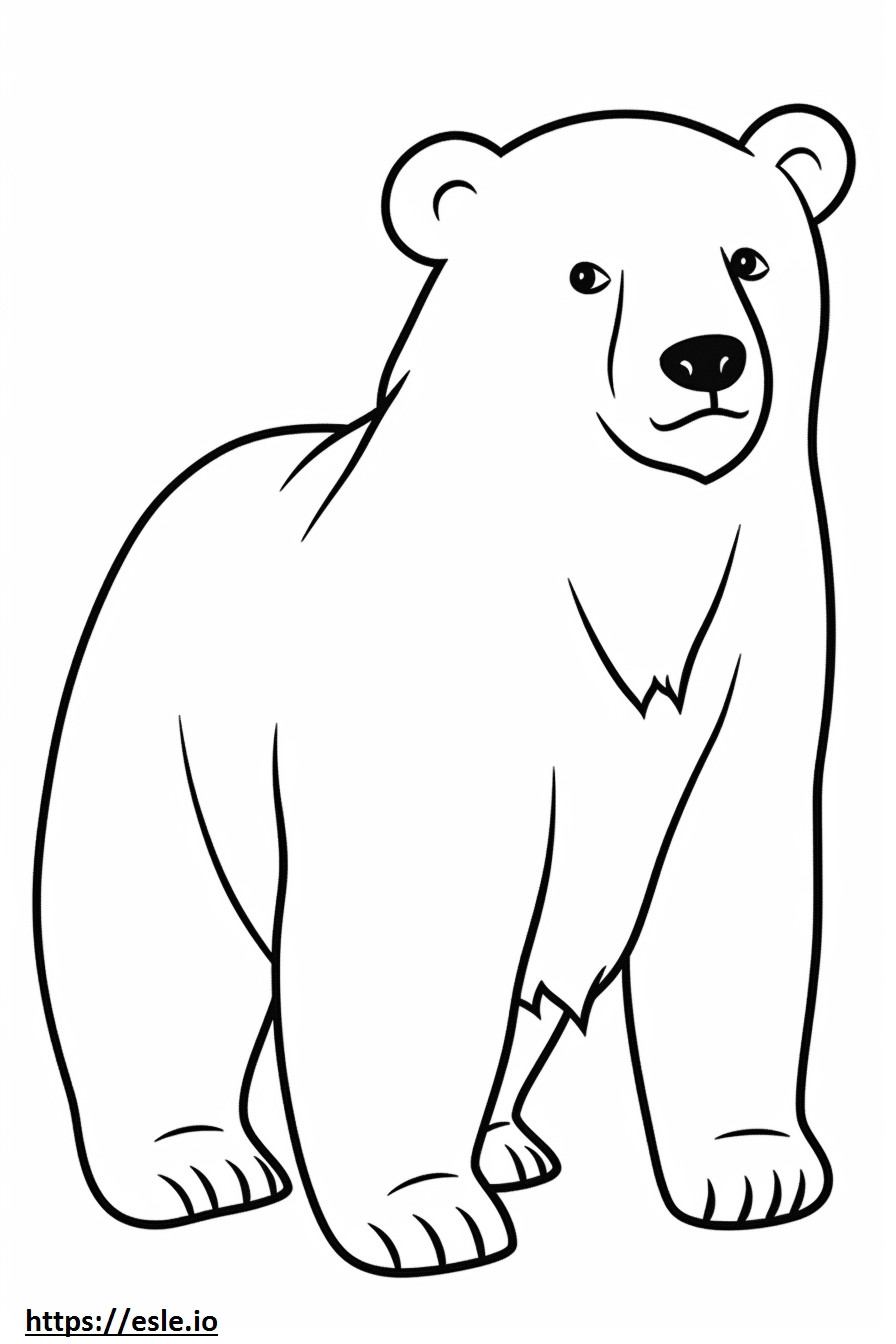 Bear Coloring Pages Free Printable 29