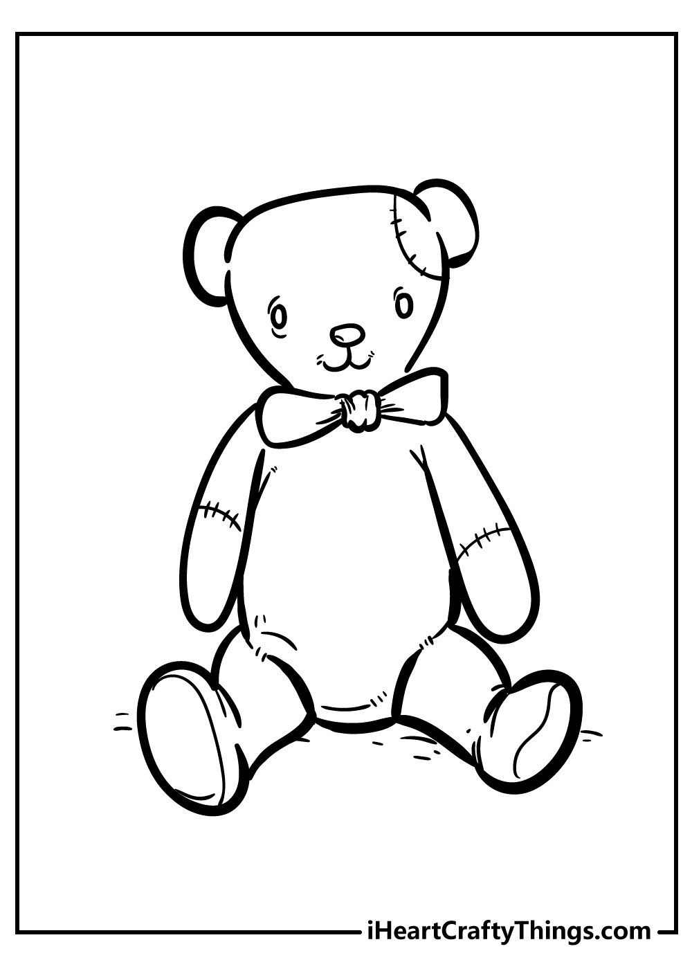 Bear Coloring Pages Free Printable 46