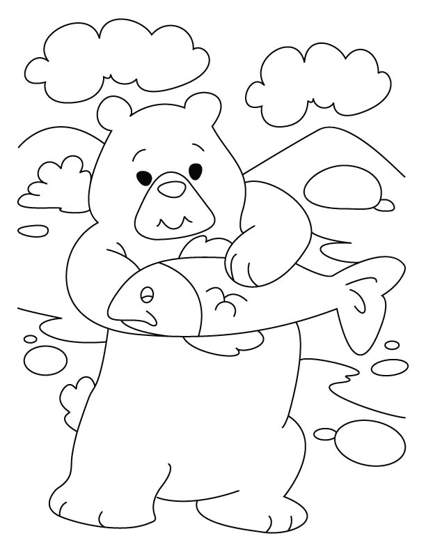 Bear Coloring Pages Free Printable 53