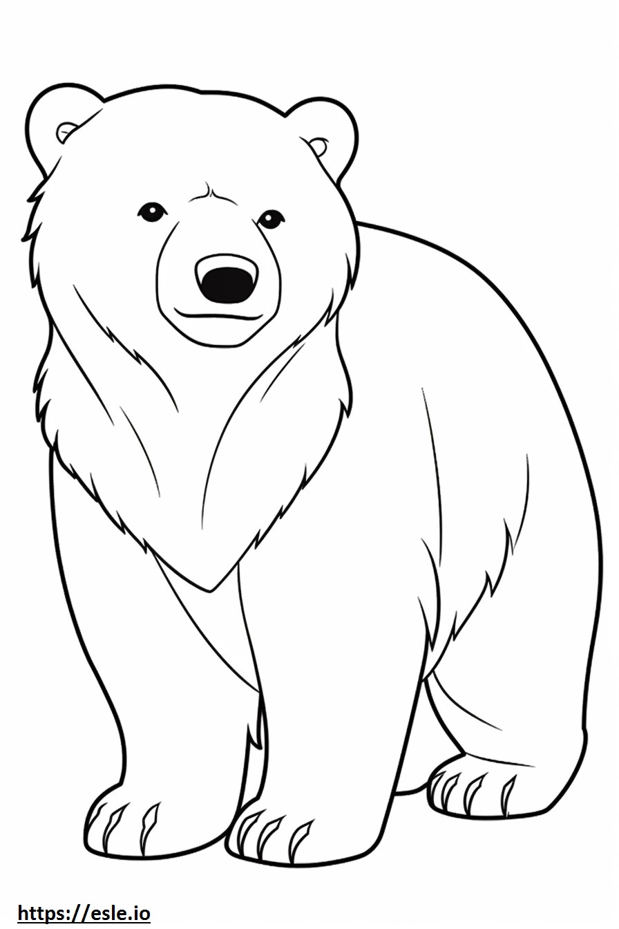 Bear Coloring Pages Free Printable 54