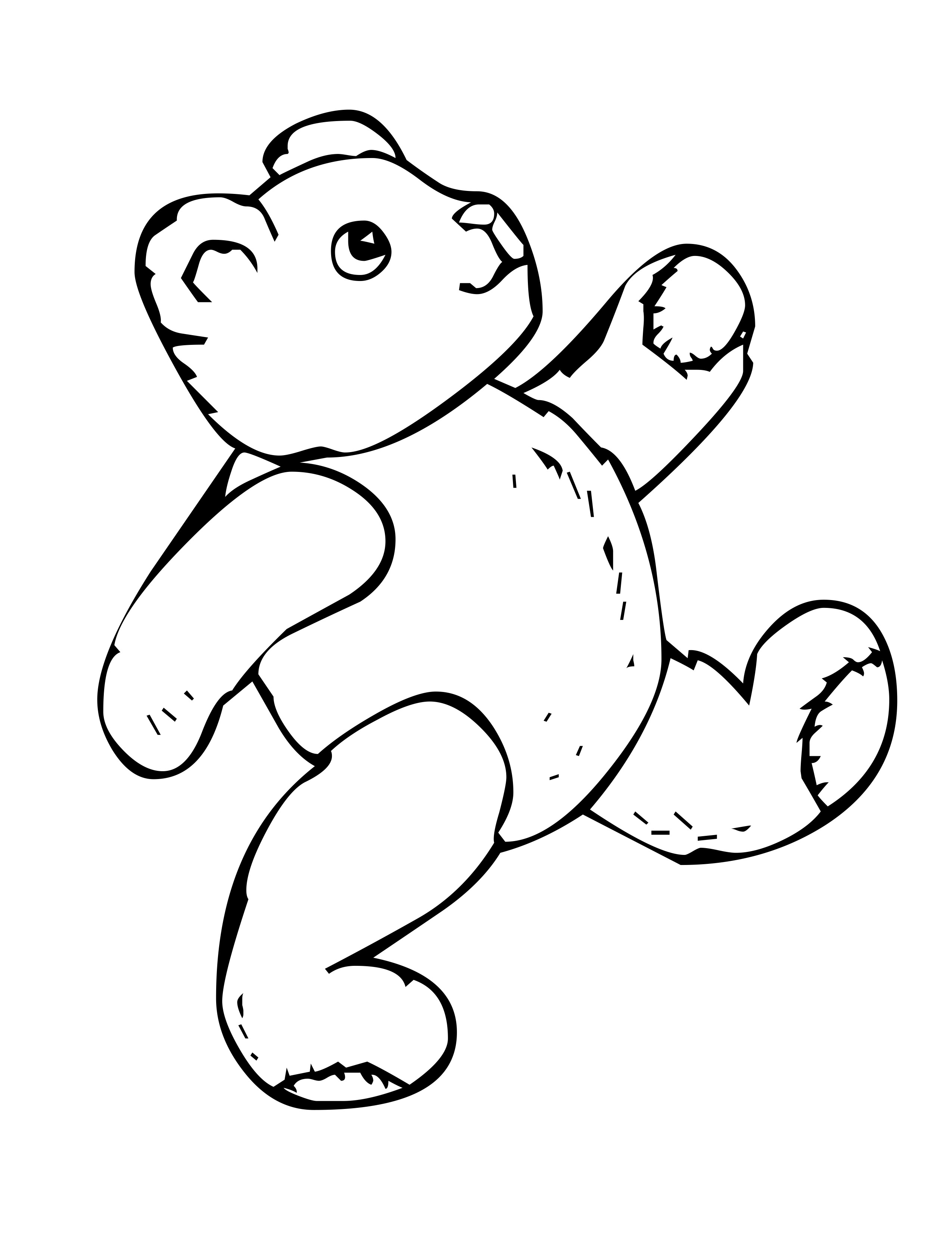 Bear Coloring Pages Free Printable 60