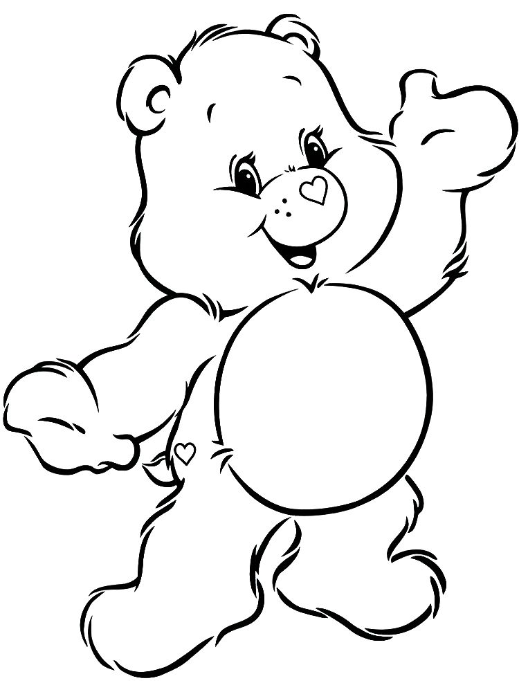 Bear Coloring Pages Free Printable 65