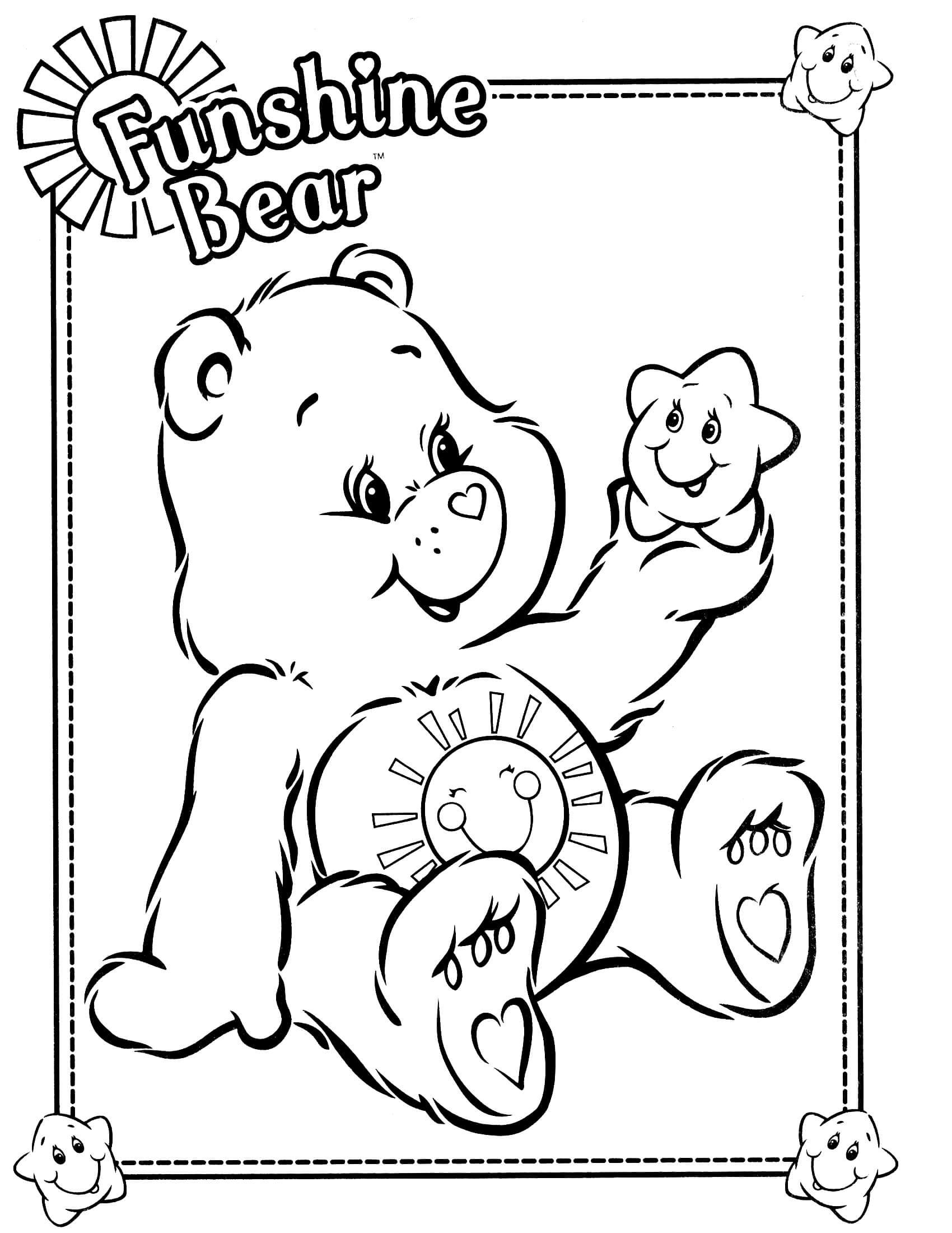 Bear Coloring Pages Free Printable 7