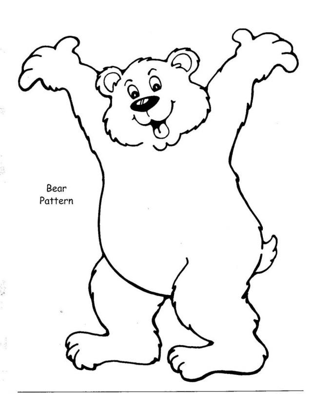 Bear Coloring Pages Free Printable 70