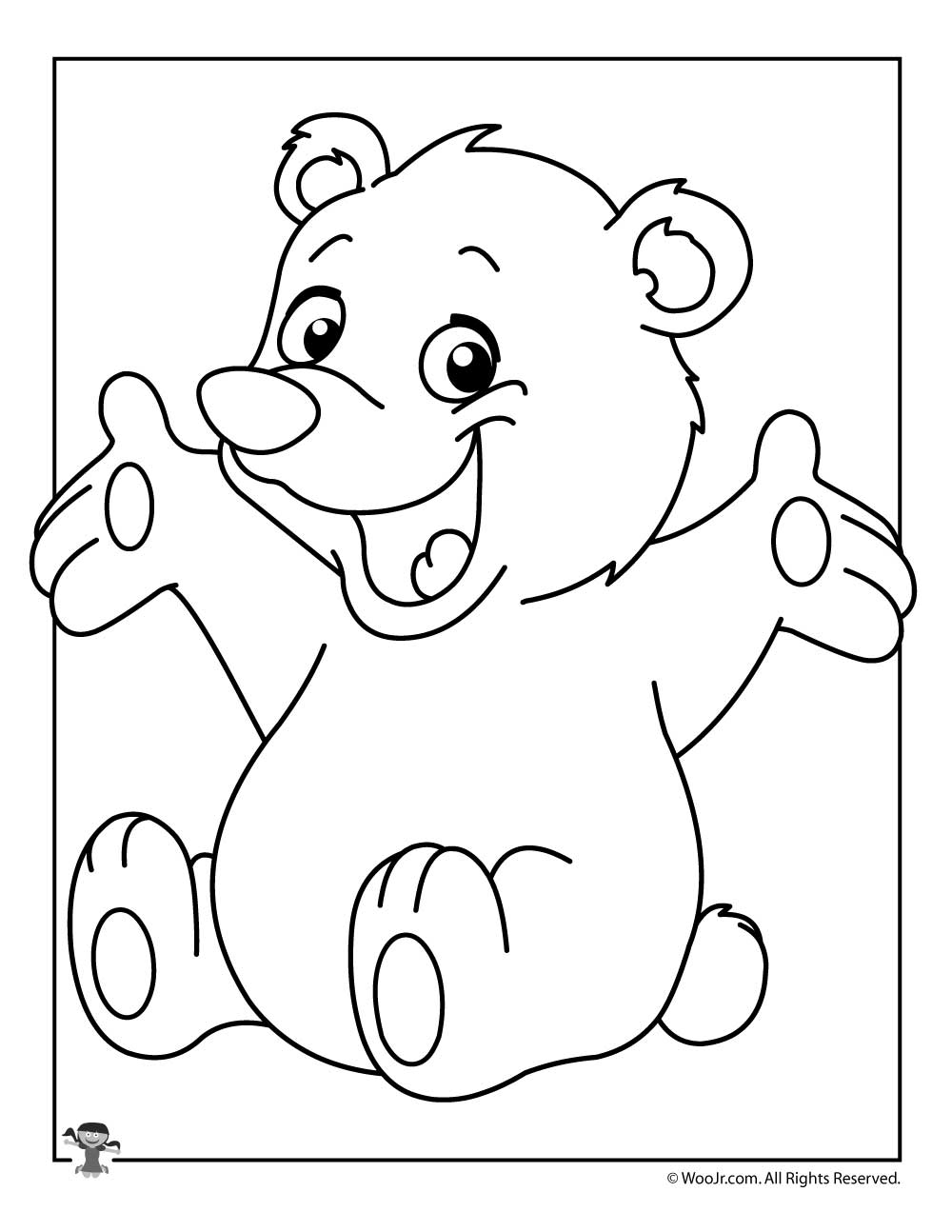 Bear Coloring Pages Free Printable 71