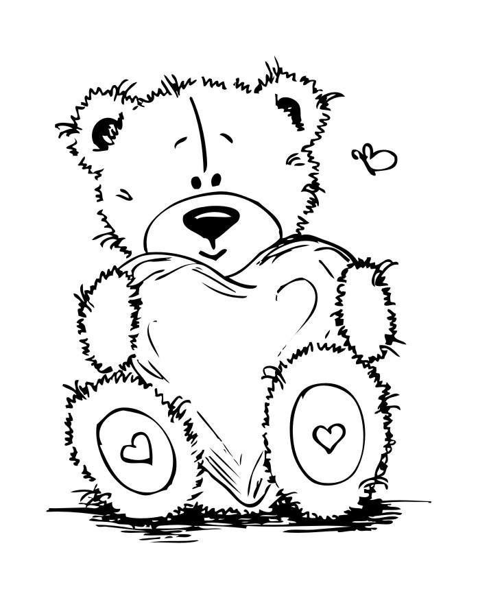 Bear Coloring Pages Free Printable 76