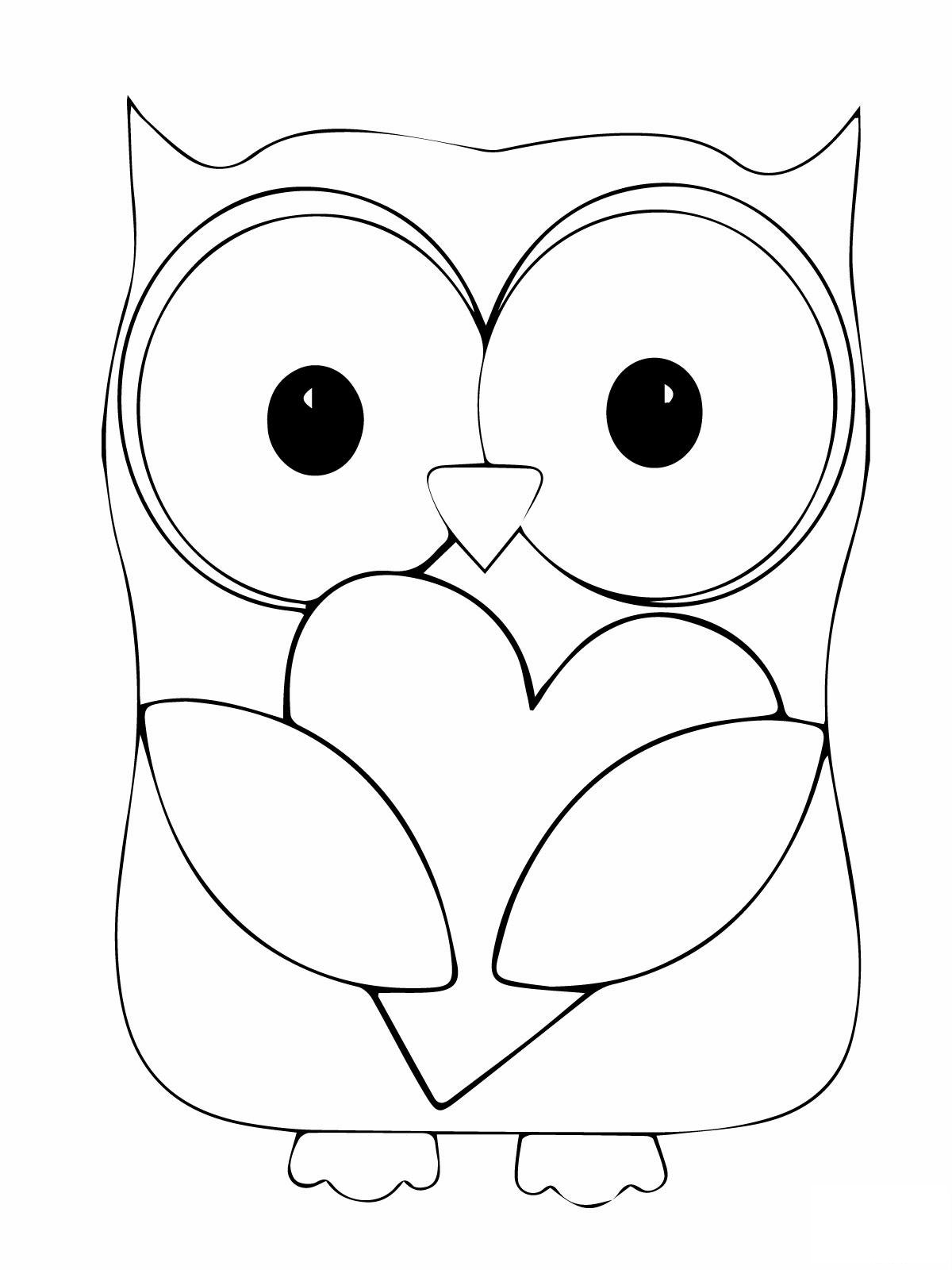 Cute Owl Coloring Pages FREE Printable 17