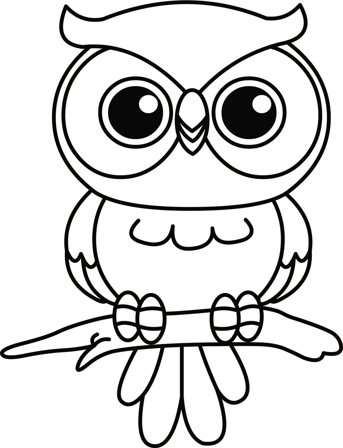 Cute Owl Coloring Pages FREE Printable 21