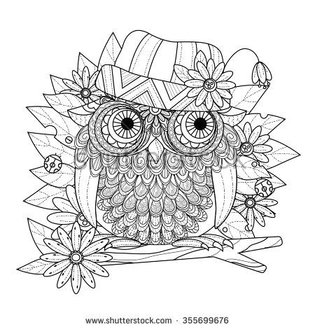 Cute Owl Coloring Pages FREE Printable 51