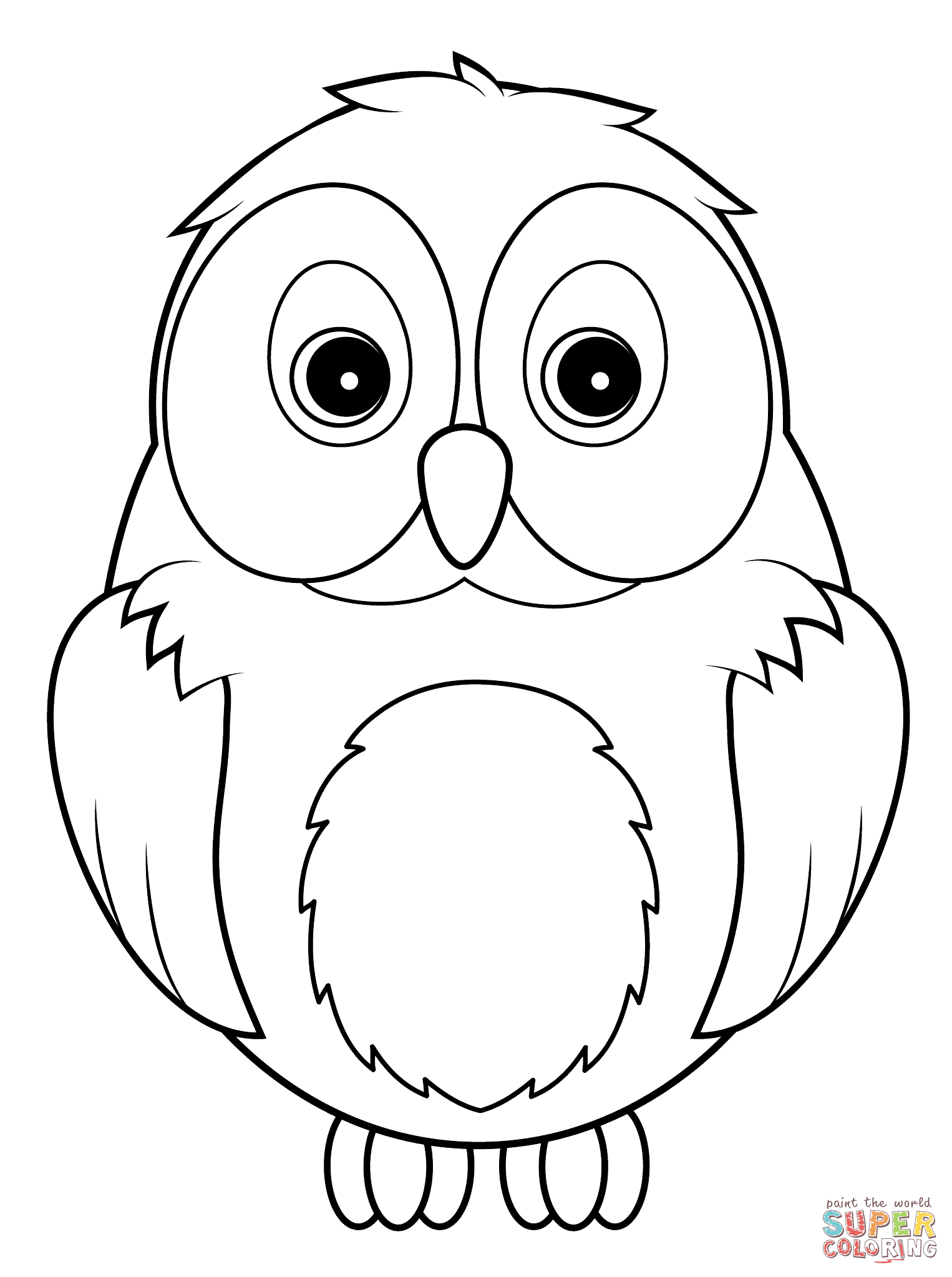 Cute Owl Coloring Pages FREE Printable 52