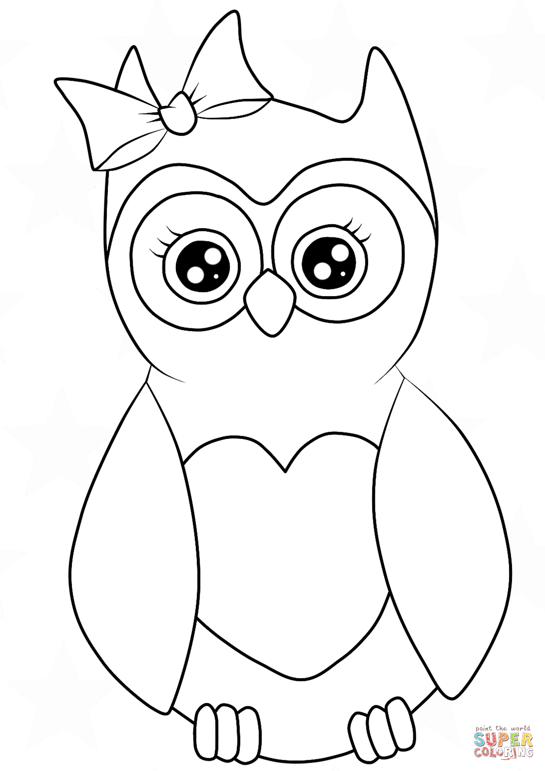 Cute Owl Coloring Pages FREE Printable 61