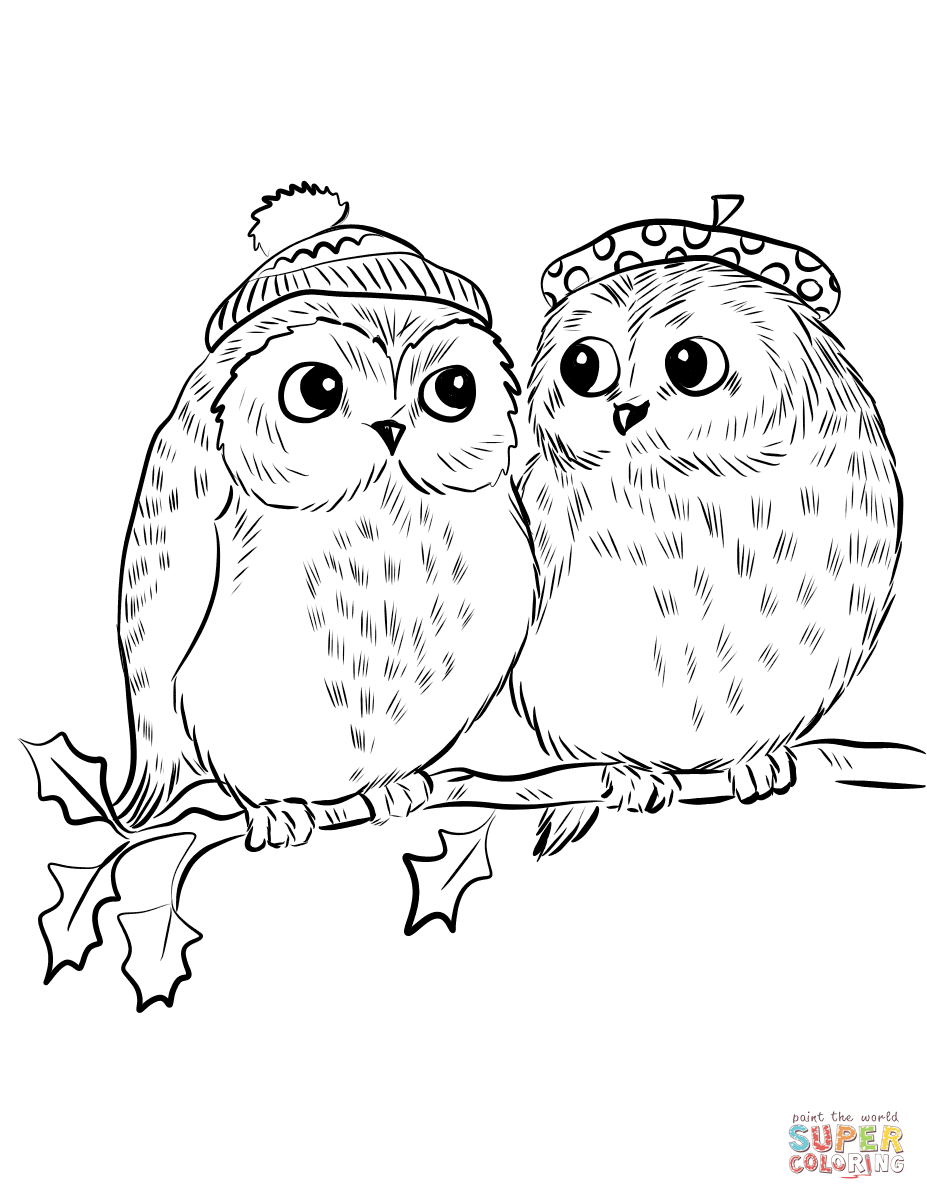 Cute Owl Coloring Pages FREE Printable 65