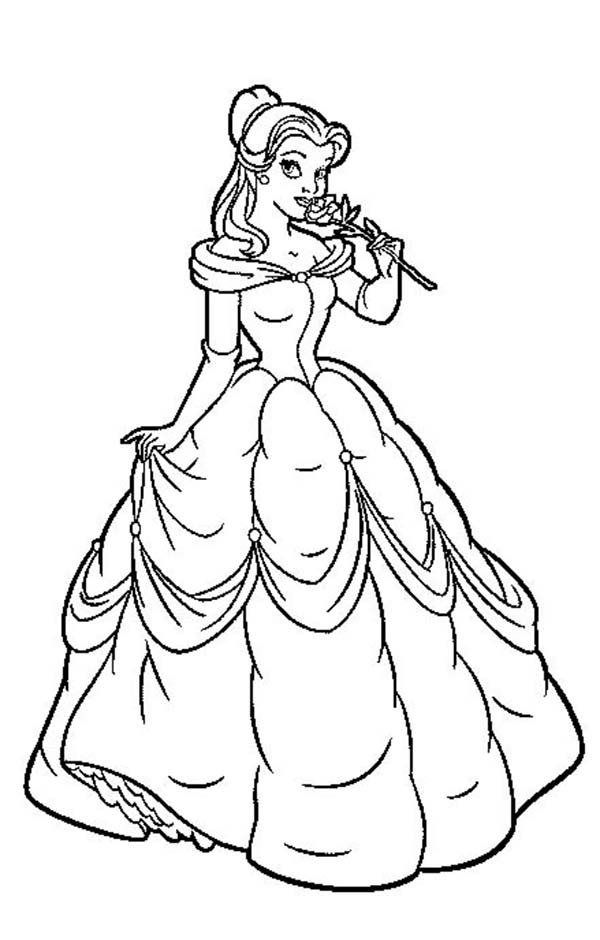 Disney Princess Coloring Pages for Kids 10