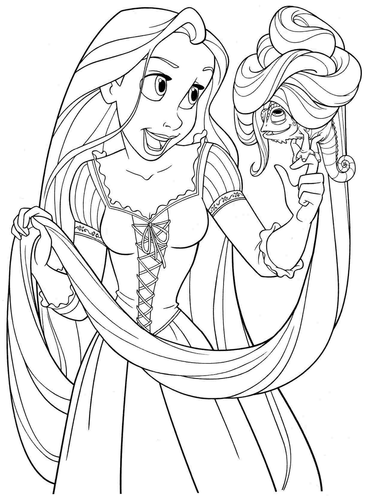 Disney Princess Coloring Pages for Kids 102