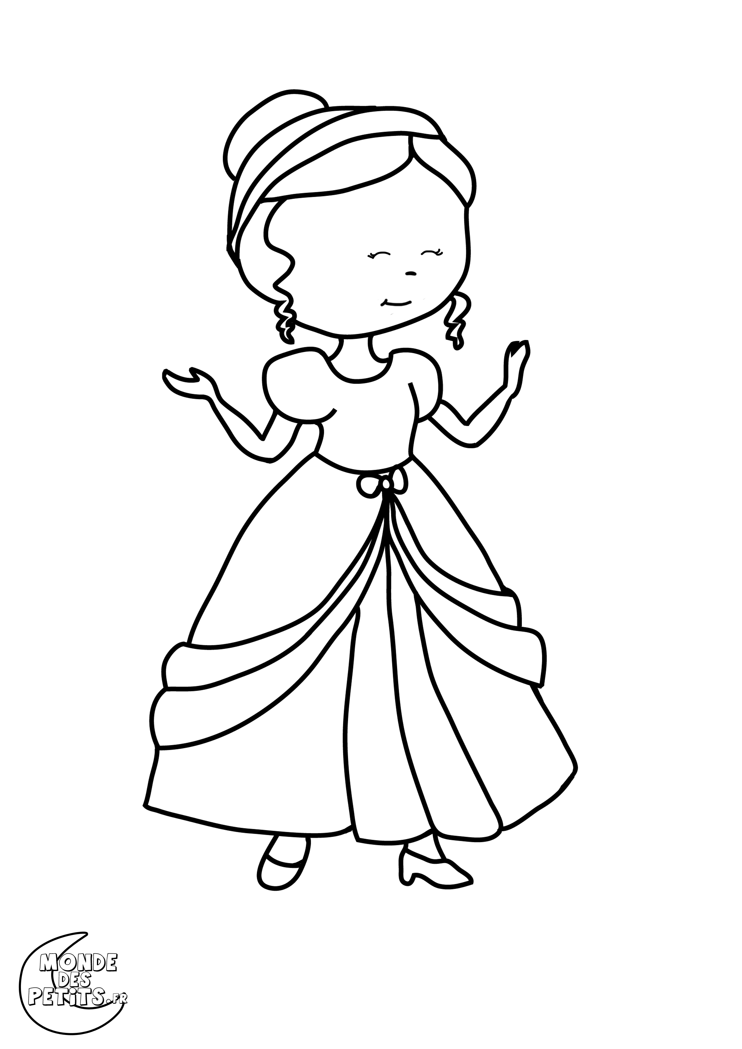 Disney Princess Coloring Pages for Kids 108