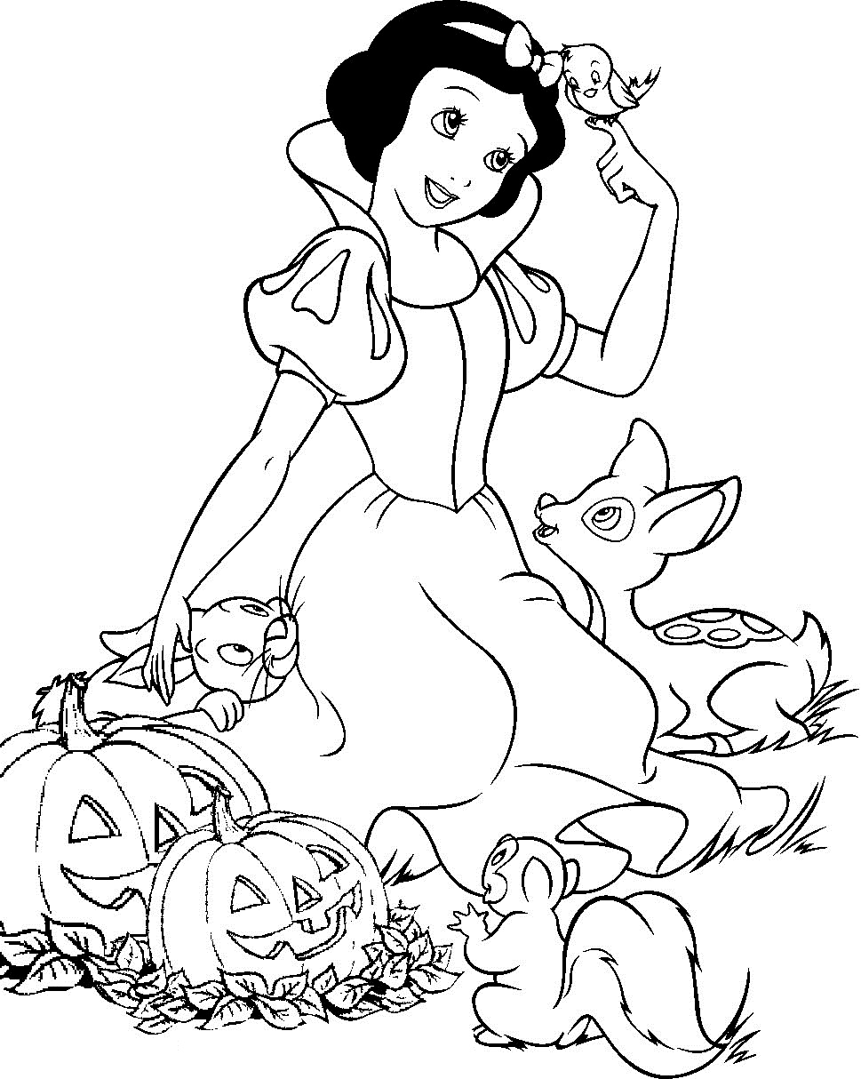 Disney Princess Coloring Pages for Kids 114