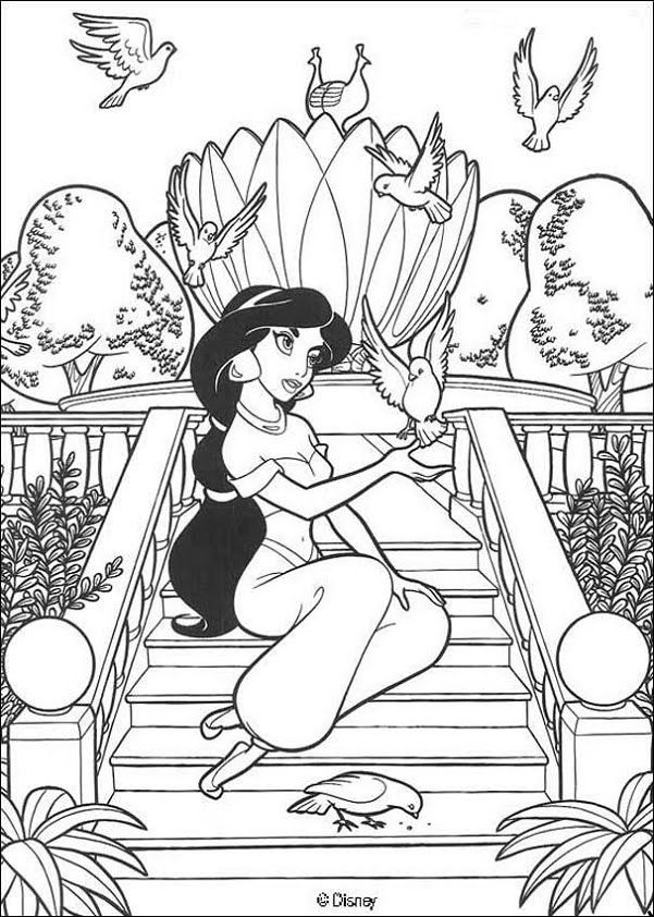 Disney Princess Coloring Pages for Kids 122