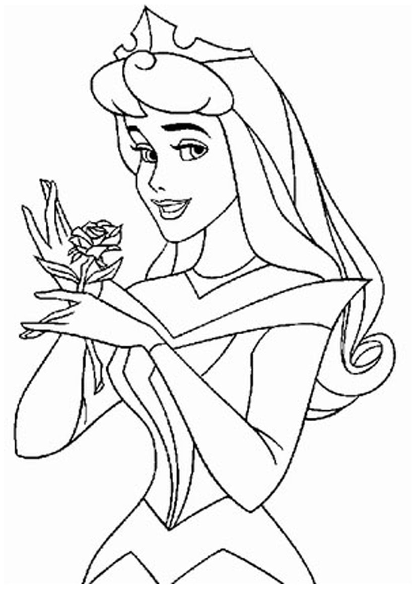 Disney Princess Coloring Pages for Kids 126