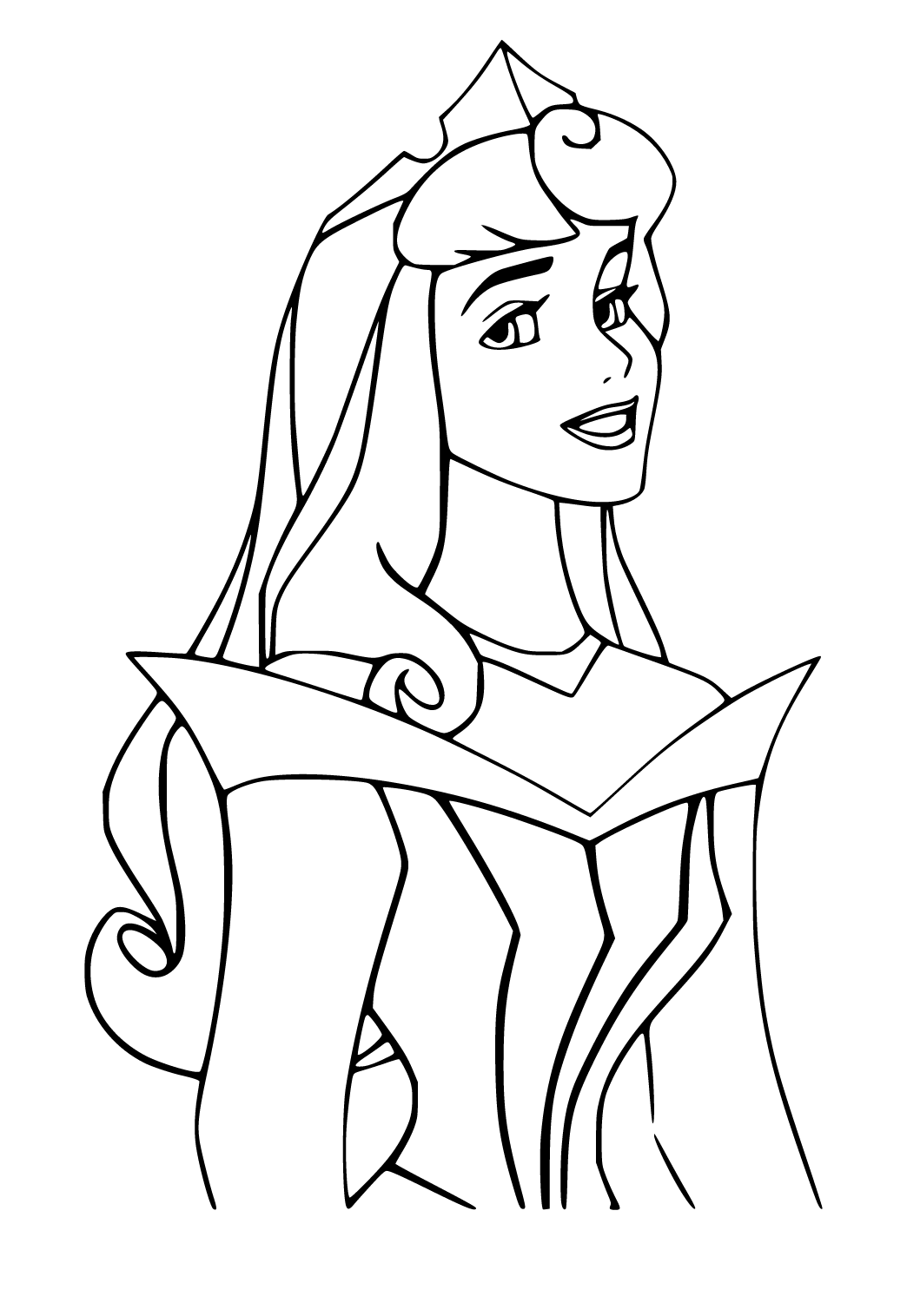 Disney Princess Coloring Pages for Kids 128