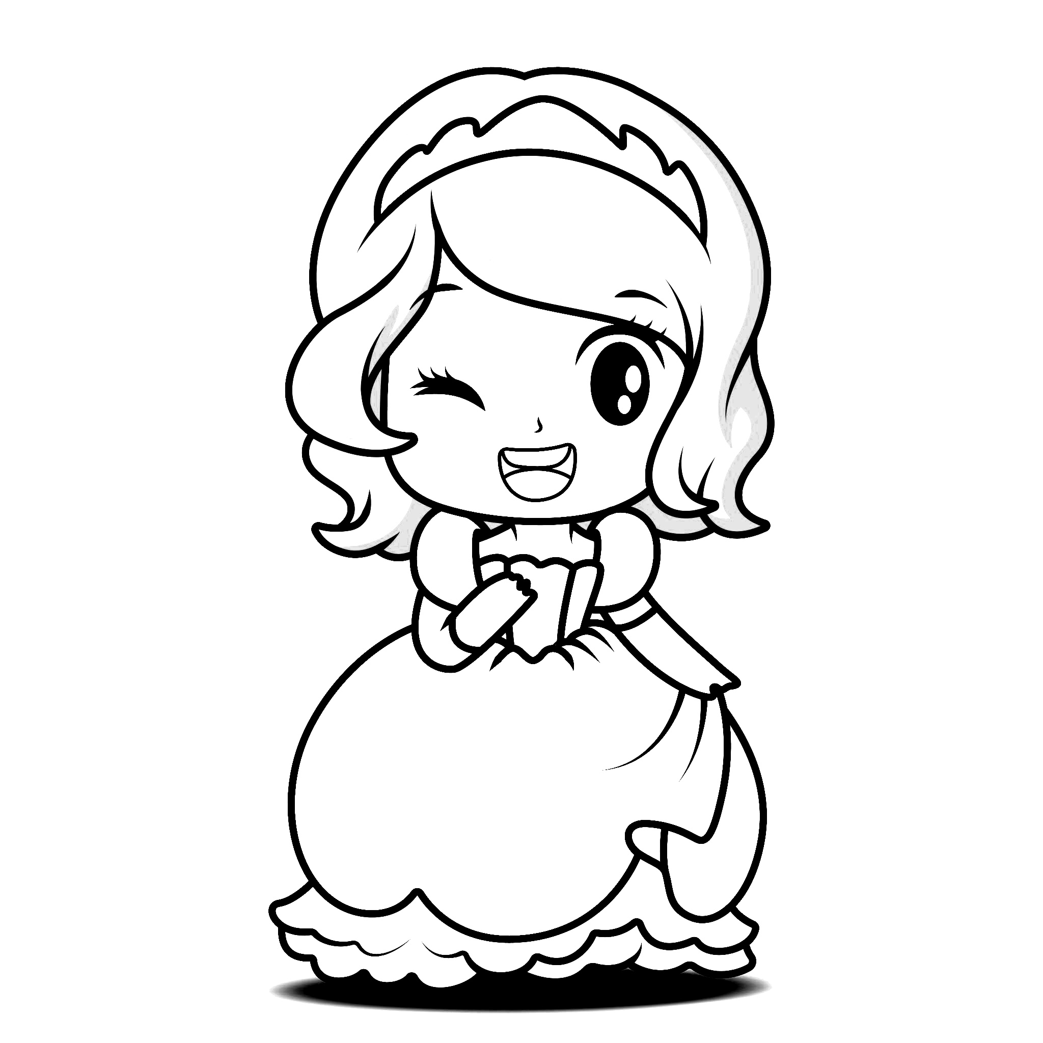 Disney Princess Coloring Pages for Kids 133