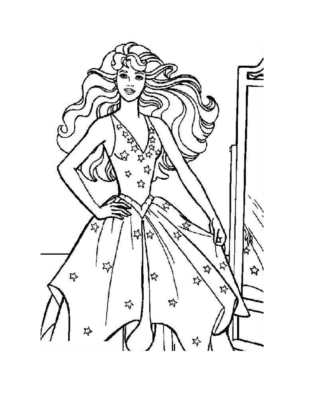 Disney Princess Coloring Pages for Kids 2