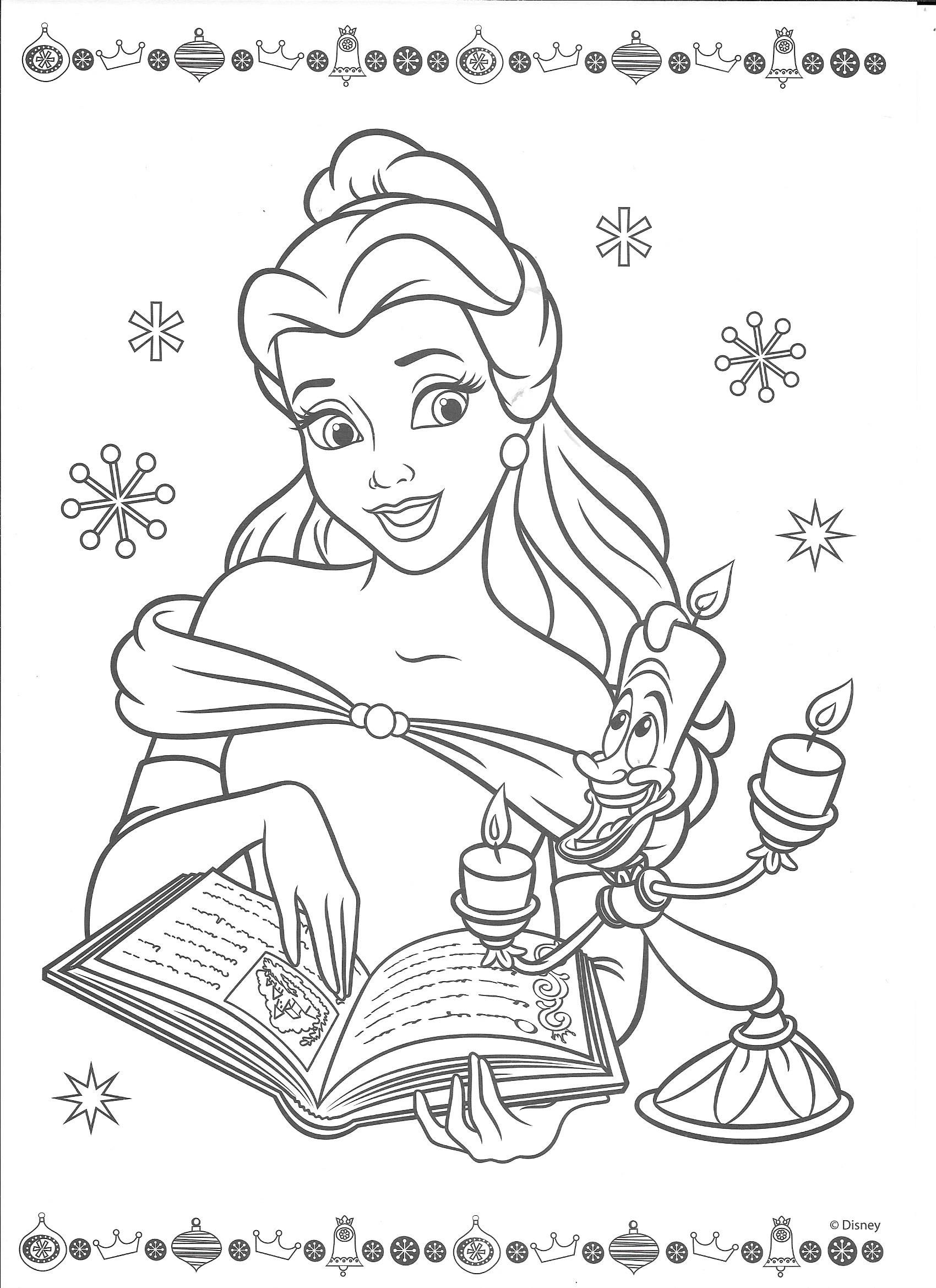 Disney Princess Coloring Pages for Kids 26