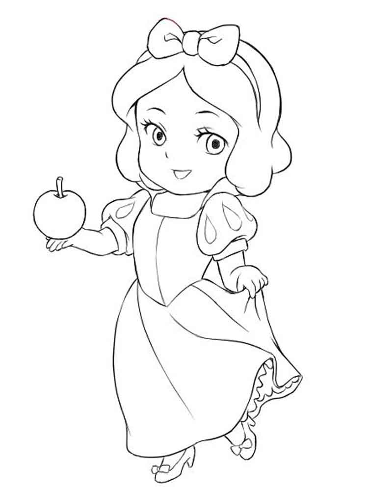 Disney Princess Coloring Pages for Kids 36