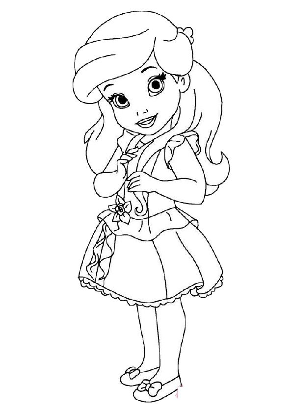 Disney Princess Coloring Pages for Kids 38