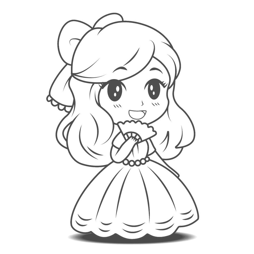 Disney Princess Coloring Pages for Kids 42