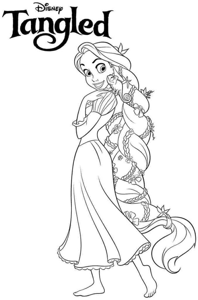 Disney Princess Coloring Pages for Kids 5