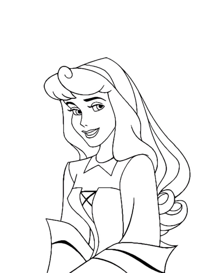 Disney Princess Coloring Pages for Kids 54