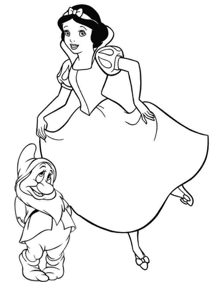 Disney Princess Coloring Pages for Kids 55